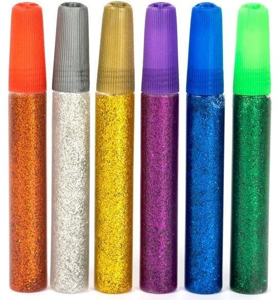 Brokat w kleju Shiny 6 kolorów 10ml