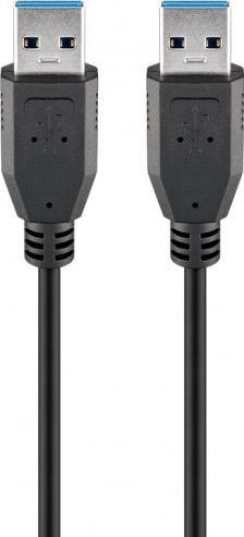Kabel USB Goobay USB-A - USB-A 5 m Czarny (JAB-1568222)