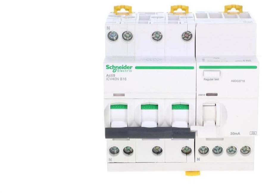 Wyłącznik kombinowany 4P 16A 0,03A typ A iCV40N-A30-B16-3N