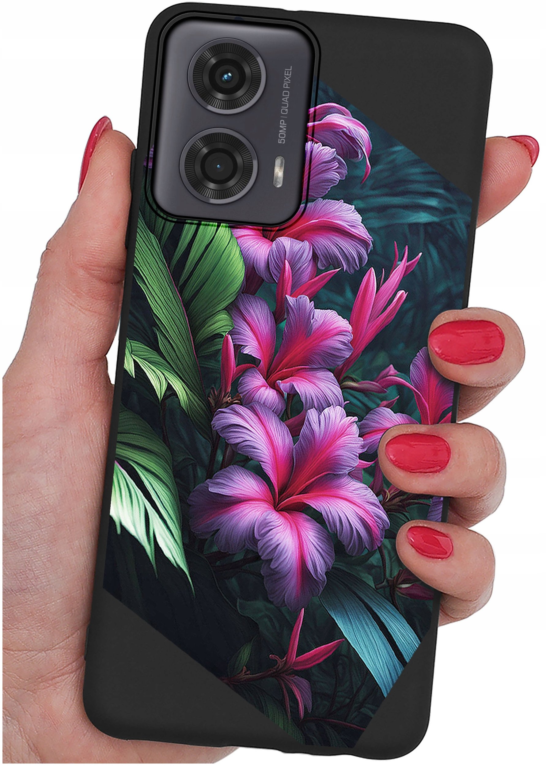 Etui do Motorola Moto G24 |G24 POWER |G04 |E14 WZORY |SILIKONOWE MATT SZKŁO