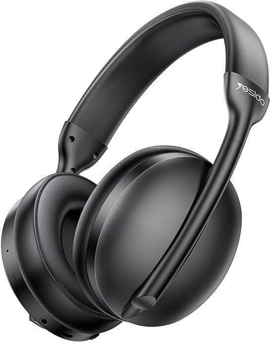 Słuchawki Yesido Słuchawki Nauszne BT5.3 ANC 400mAh, BLACK / CZARNY