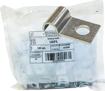 Baks 100x Uchwyt kablowy UDF 6 405506 BAKS