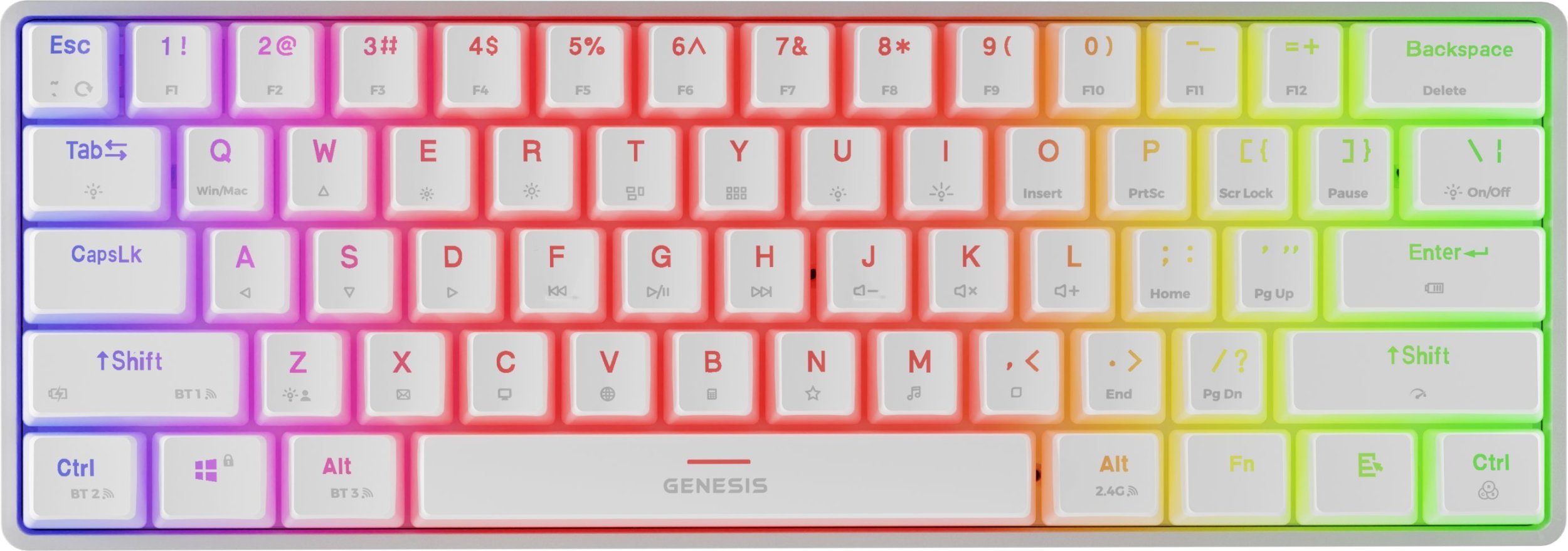 Klawiatura Genesis Thor 660 G2 Gateron Red (NKG-1917)