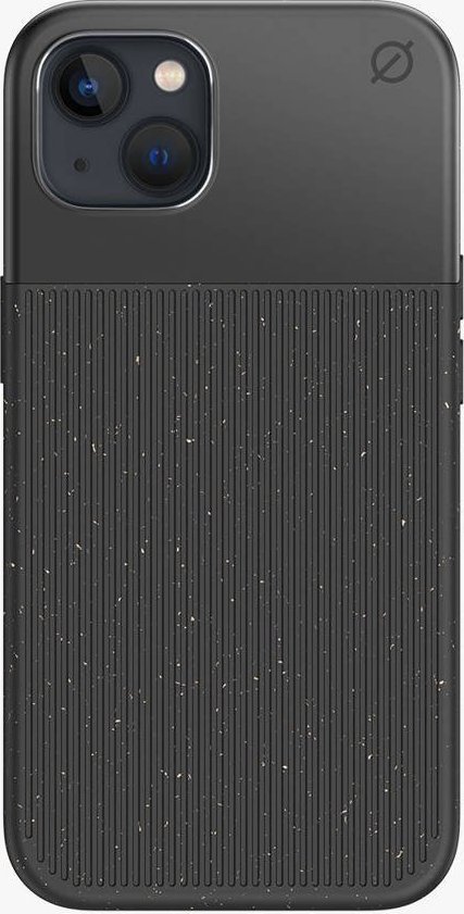 Atom Studios ATOM STUDIOS ETUI SPLIT WOOD FIBRE MAGSAFE IPHONE 13 CZARNY