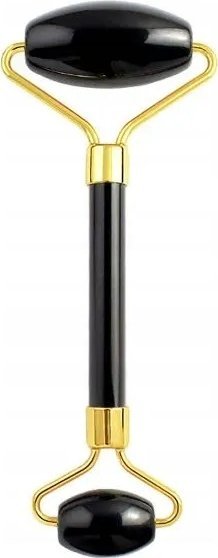 Korbi MASAŻER DO TWARZY Z JADEITU WAŁEK ROLLER CZARNY