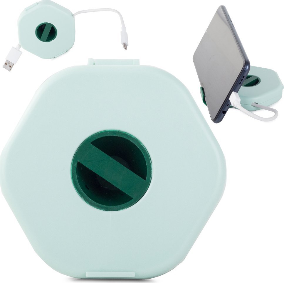 Organizer na kable obrotowy do kabli na telefon Organizer na kable obrotowy do kabli na telefon