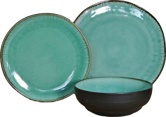 Triton Ceramiczny serwis obiadowy 18 el Jeans TURKUS
