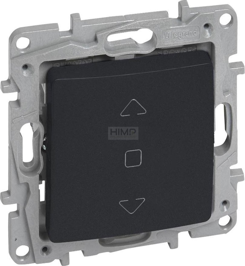 Legrand Niloe Selection Łącznik do bezpośreniego sterowania roletami 10AX antracyt 762211
