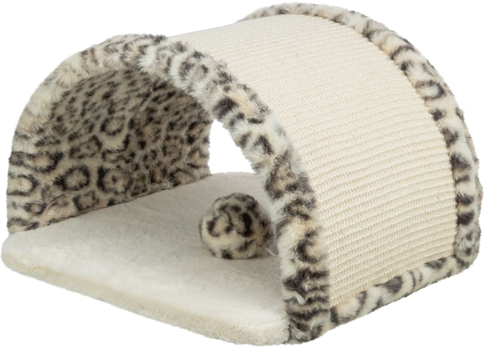 Trixie Leo, mostek do drapania dla kota kremowy, 25 cm