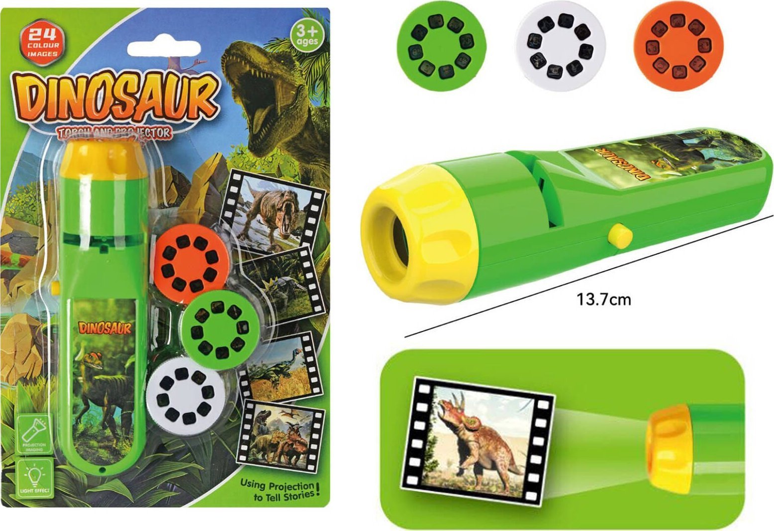 Trifox PROJEKTOR LATARKA DINOZAURY 1szt