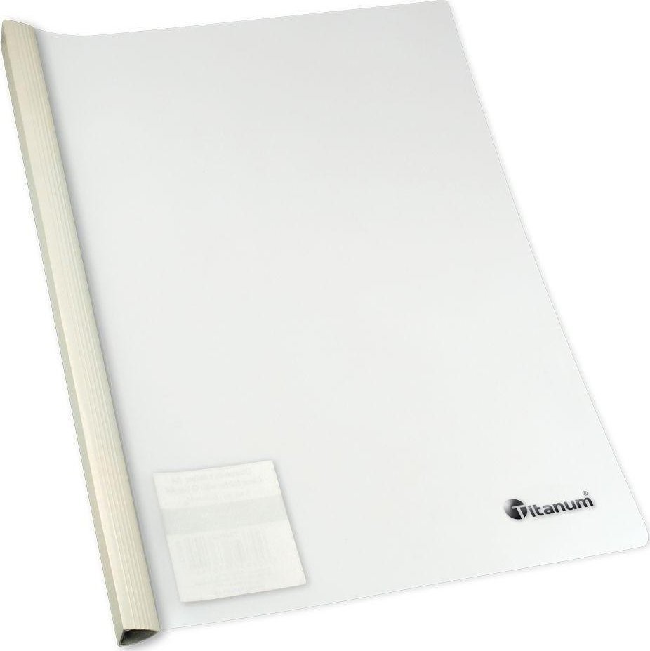 Obwoluta PP A4 50K biała listwa (12szt)