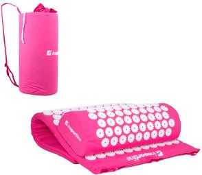 inSPORTline Zestaw do akupresury mata i poduszka Alavea Kolor Różowy