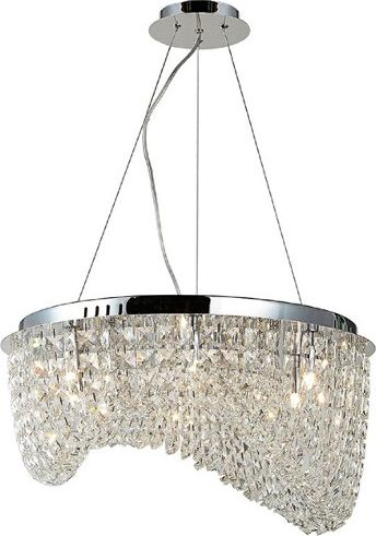 Lampa wisząca Azzardo Carmen klasyczna glamour chrom (AZ1284)