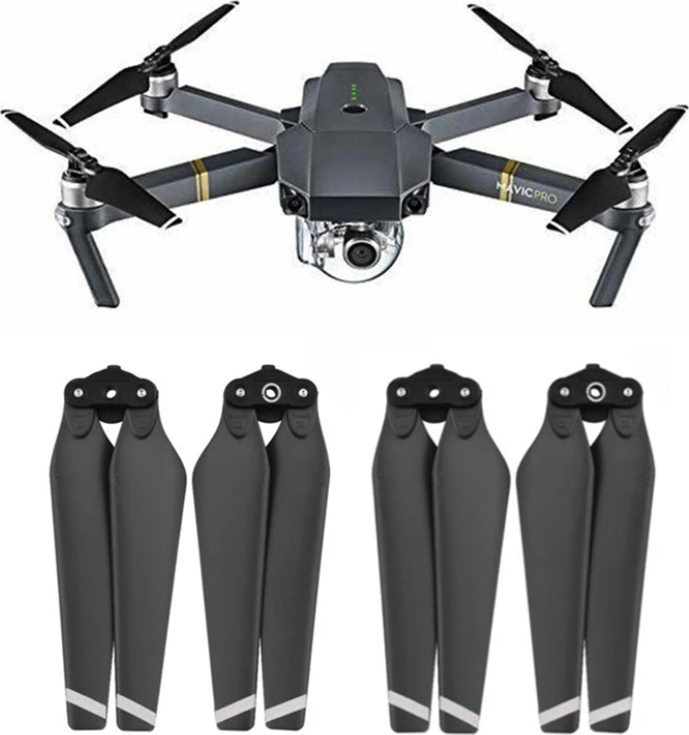 SunnyLife ŚMIGŁA DO DRONA DJI MAVIC PRO 8330 F SILVER 4 SZT.