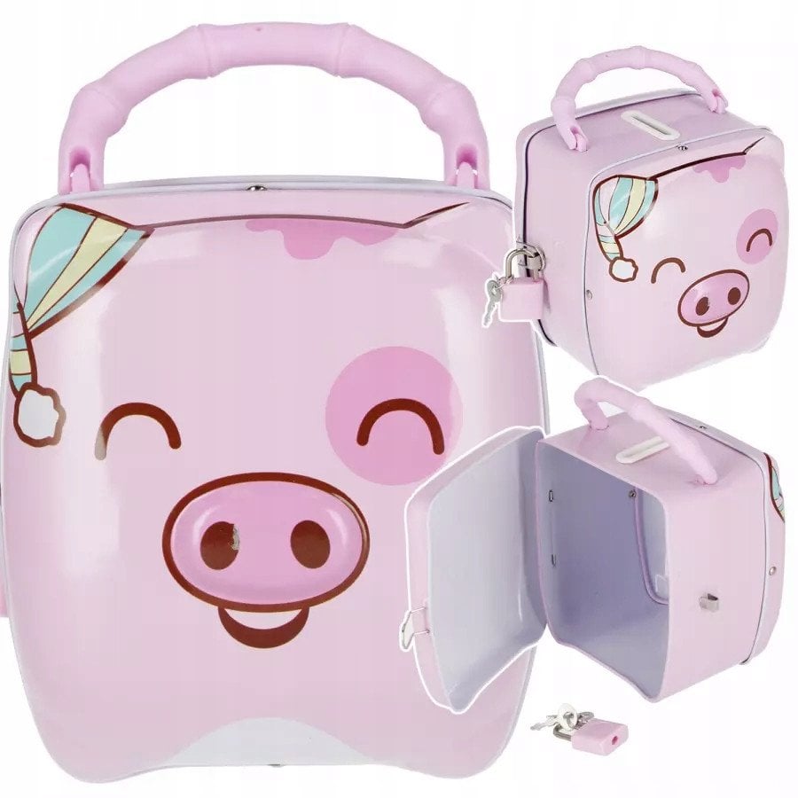 SKARBONKA MET ZAM SWINKA 9X13X9 MIX2 MC 60/120