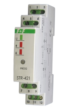 F&F Sterownik rolet dwuprzyciskowy 2A IP20 STR-421 230V