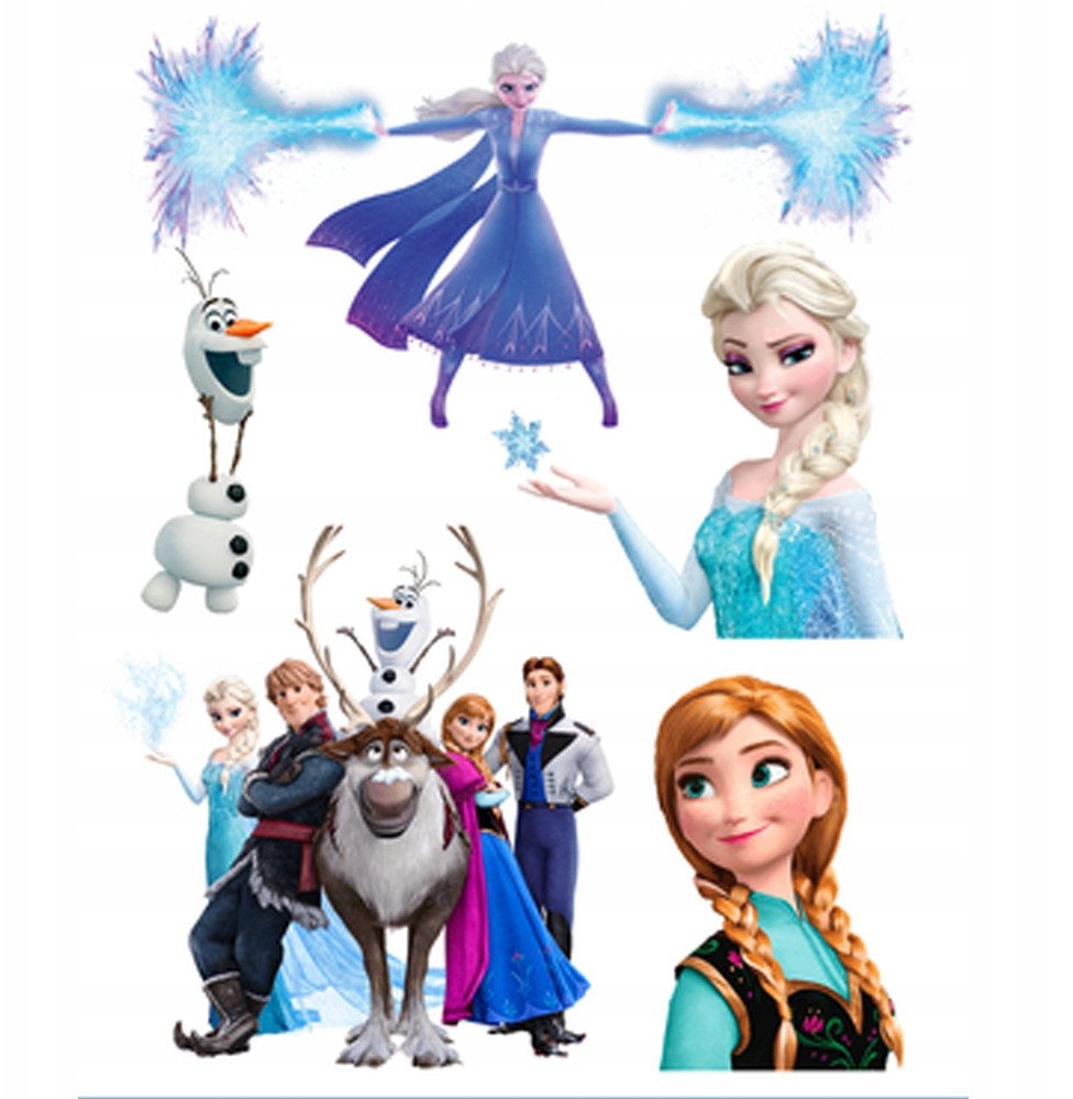 Tatuaże Kraina Lodu FROZEN - Zestaw Tatuaży Dla Dzieci Elsa Anna Olaf nr 35