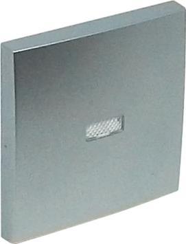 Efapel EFAPEL LOGUS90 KLAWISZ DO ŁĄCZNIKA 1-2-BIEGUNOWEGO UNIWERSALNEGO LUB ZWIERNEGO Z PODŚWIETLENIEM ALUMINIUM 90602 TAL