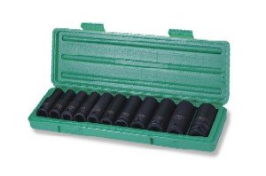 Jonnesway Zestaw nasadek udarowych 6-kątnych 1/2" 10-24mm długich 11szt. (S03AD4111S)