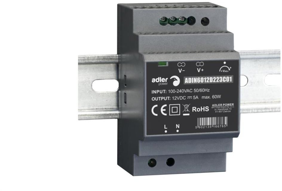 Zasilacz DIN 24V 60W ADIN6024 Adler