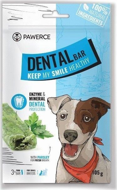 Carry Petfood Pawerce Dental bar small brees, 3szt/op 105g