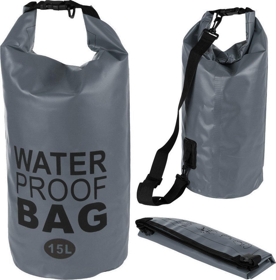 Verk Worek wodoodporny wodoszczelny torba na kajak plecak turystyczny 15l Worek wodoodporny wodoszczelny torba na kajak plecak turystyczny 15l