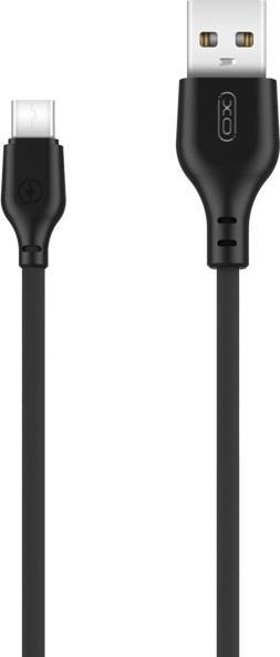 Kabel USB XO USB-A - USB-C 2 m Czarny (GSM108312)