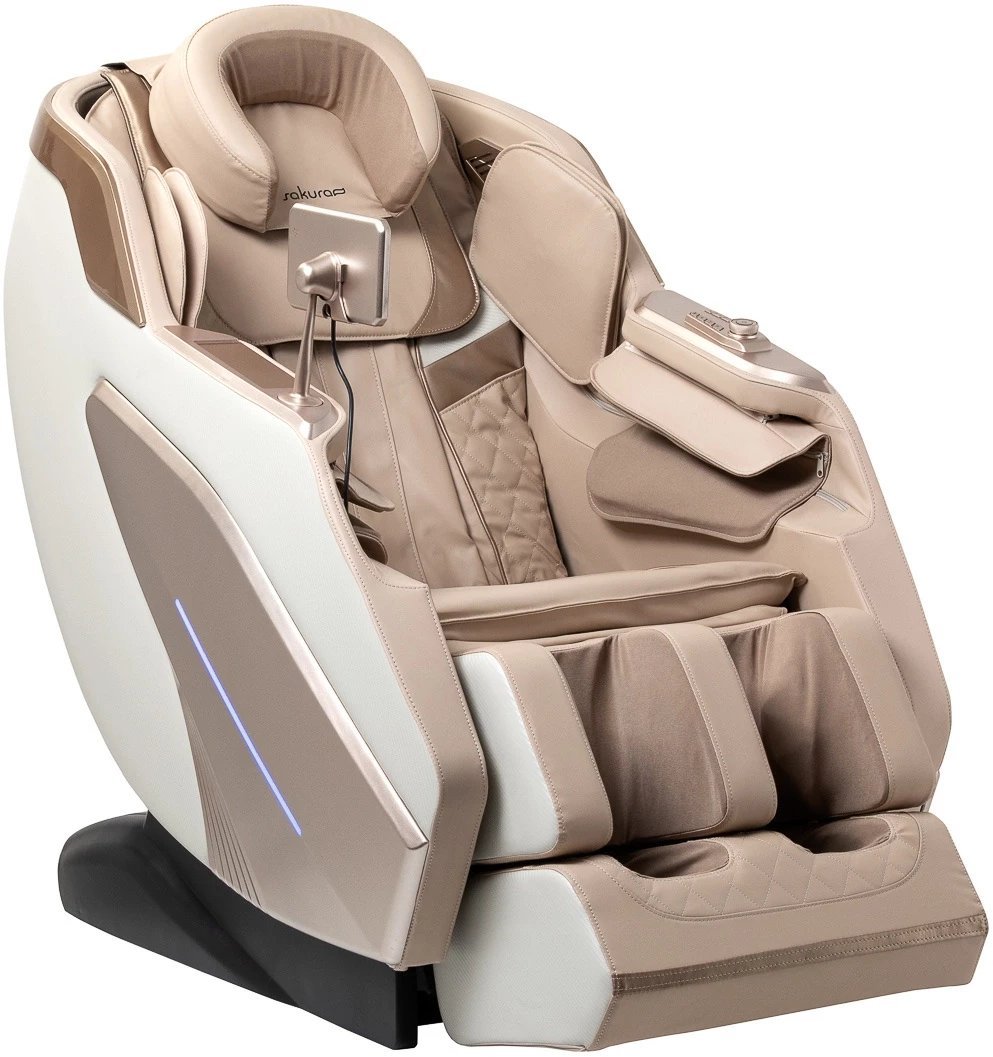 Sakura fotel masujący Prime 108 kremowo beżowy
