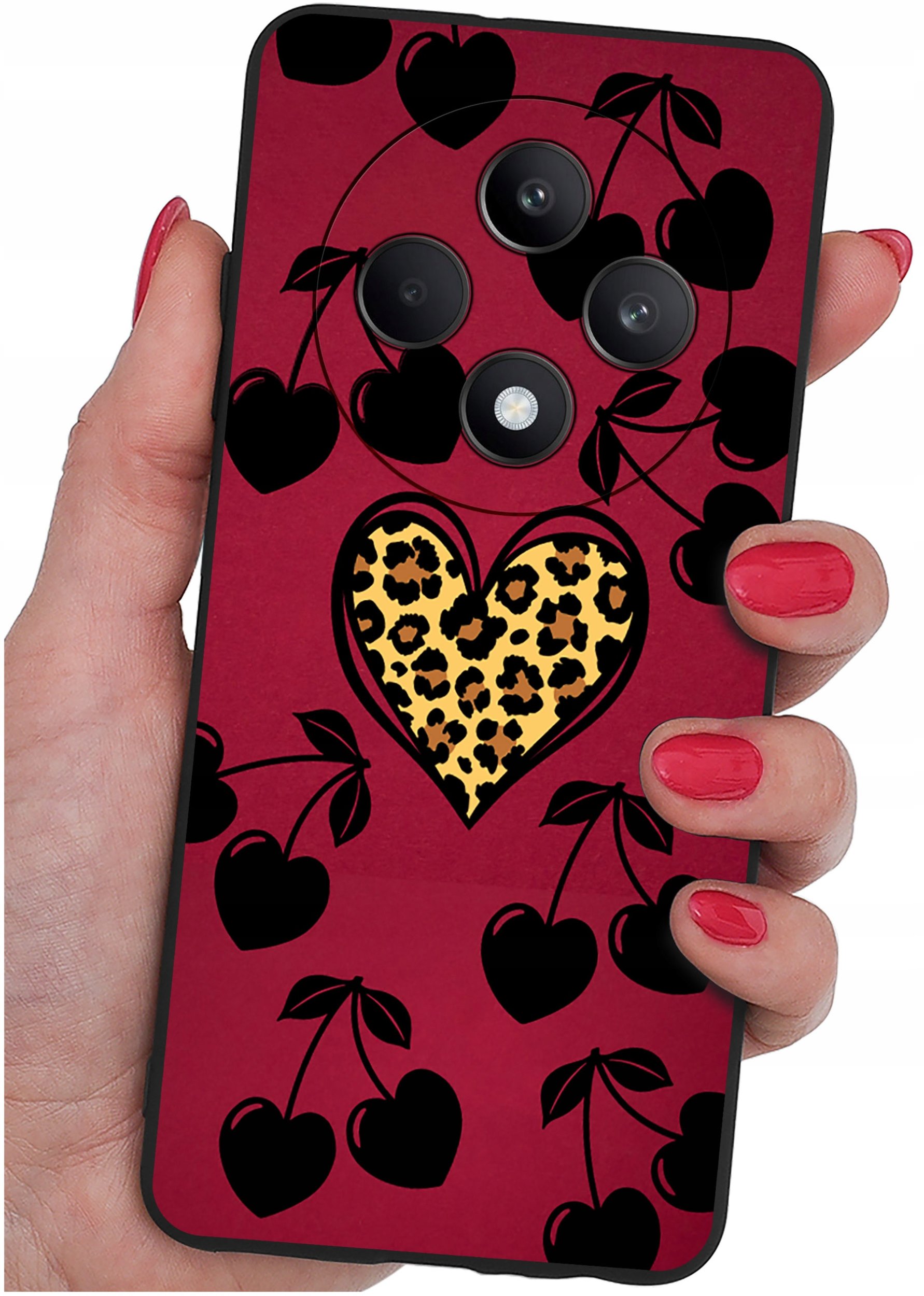 Etui do Oppo Reno 12 F 5G | 12 FS 5G WZORY |SILIKONOWE MATT CASE + SZKŁO 9H