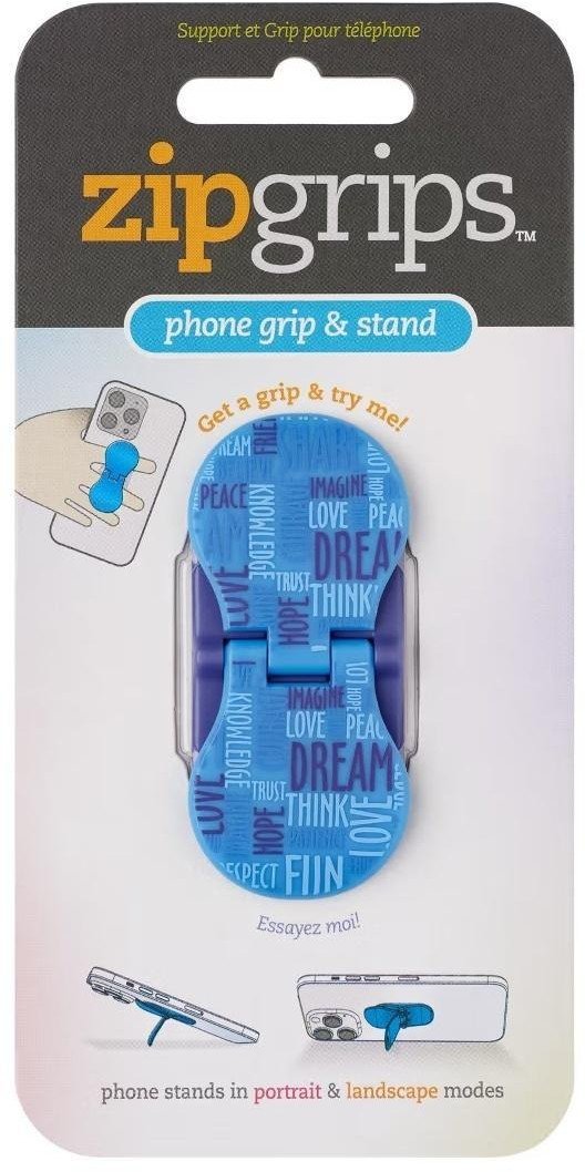 ZipGrip uchwyt na palce do telefonu Niebieskie sł