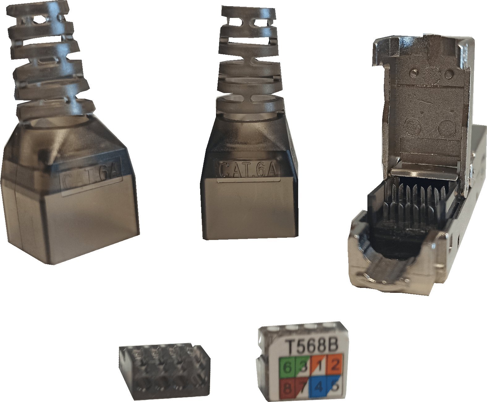 NetRack Netrack łącznik przewodów IDC-IDC beznarzędziowy, cat. 6A STP