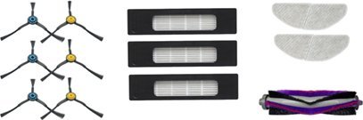 Midea Midea | Spare Parts Kit: 6x Side , 1x Main , 3x HEPA Filter, 2x Mopping Cloth for M7Pro/S8+