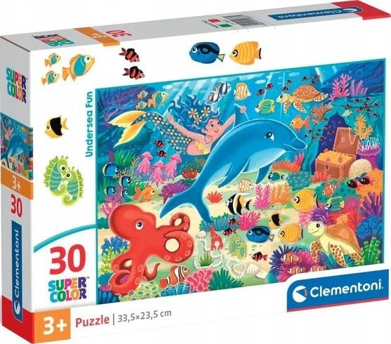 Clementoni Puzzle SuperColor Undersea Fun 30 elementów (20837)