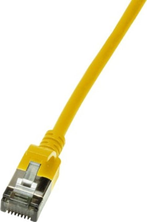 LogiLink LogiLink Patchkabel CAT6A STP TPE SlimLine gelb 0,5m