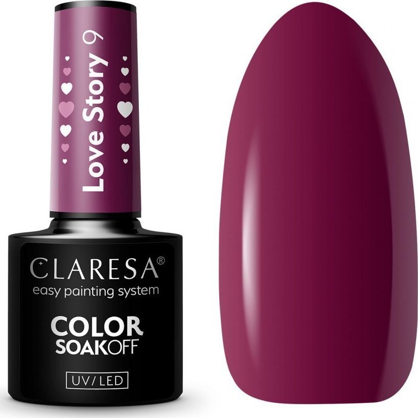 Activeshop CLARESA Lakier Hybrydowy LOVE STORY 9 - 5g