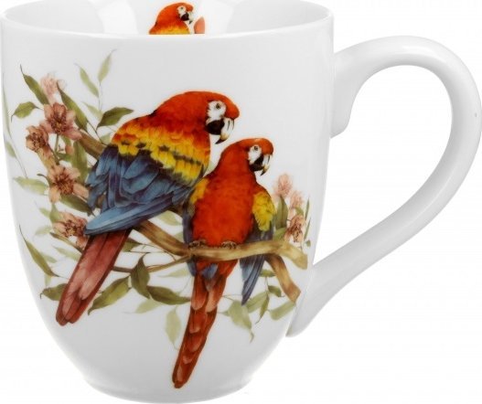 Duży Kubek XXL 1000 ml PAPUGI ARA SZKARŁATNE