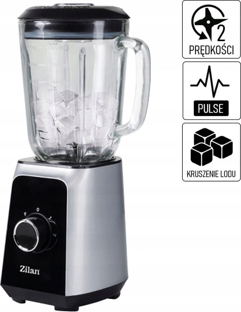 BLENDER KIELICHOWY 2 BIEGI PULSCE KRUSZY LÓD 1,5L 500W
