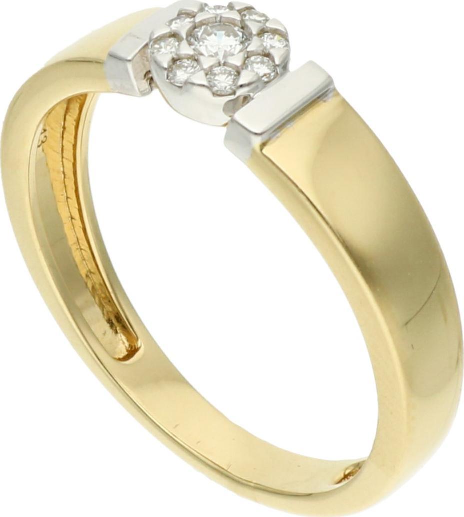 Rosanto Złoty pierścionek z brylantami roz. 17 585 14k