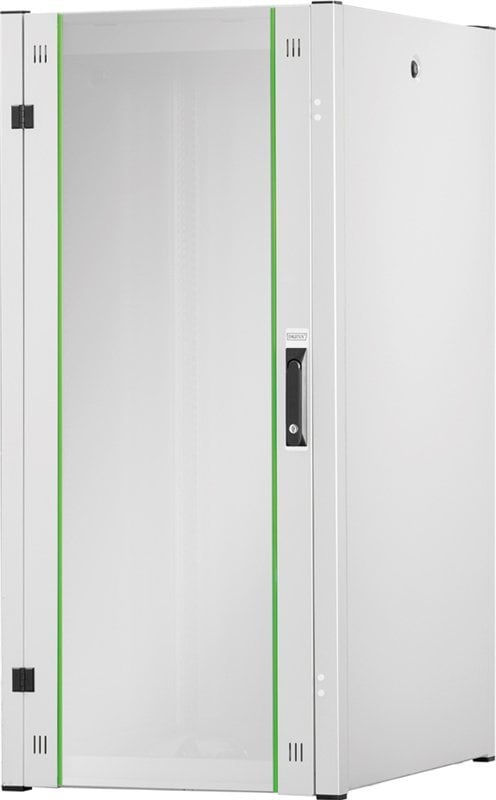 Szafa Digitus Szafa sieciowa stojąca Hyper Pro 19" 26U rack 600x800, drzwi przód szyba, szary, 1000kg