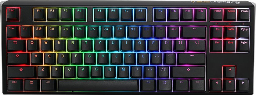 Klawiatura Ducky Ducky One 3 Classic Black/White TKL Gaming Tastatur, RGB LED - MX-Black