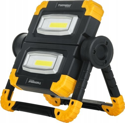 Germina Lampa robocza LED ładowalna z powerbank, 20 W, 1200 lm, 6000 K, IP44, Pavo, GERMINA