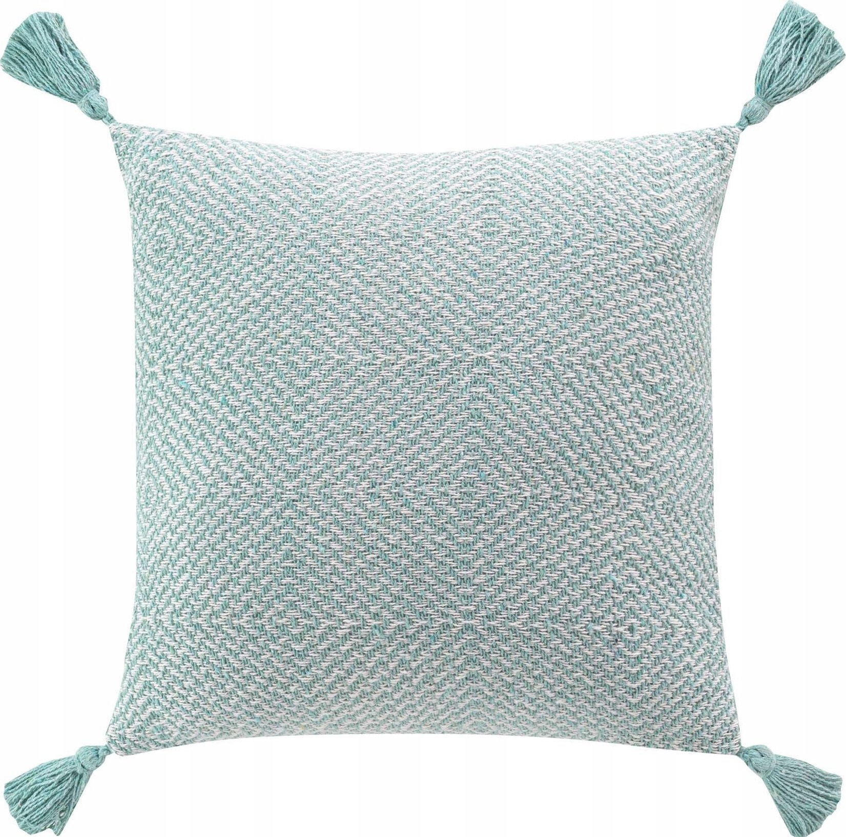 Douceur d`Interieur Poduszka dekoracyjna z tkanej bawełny LOUISETTE, 40 x 40 cm