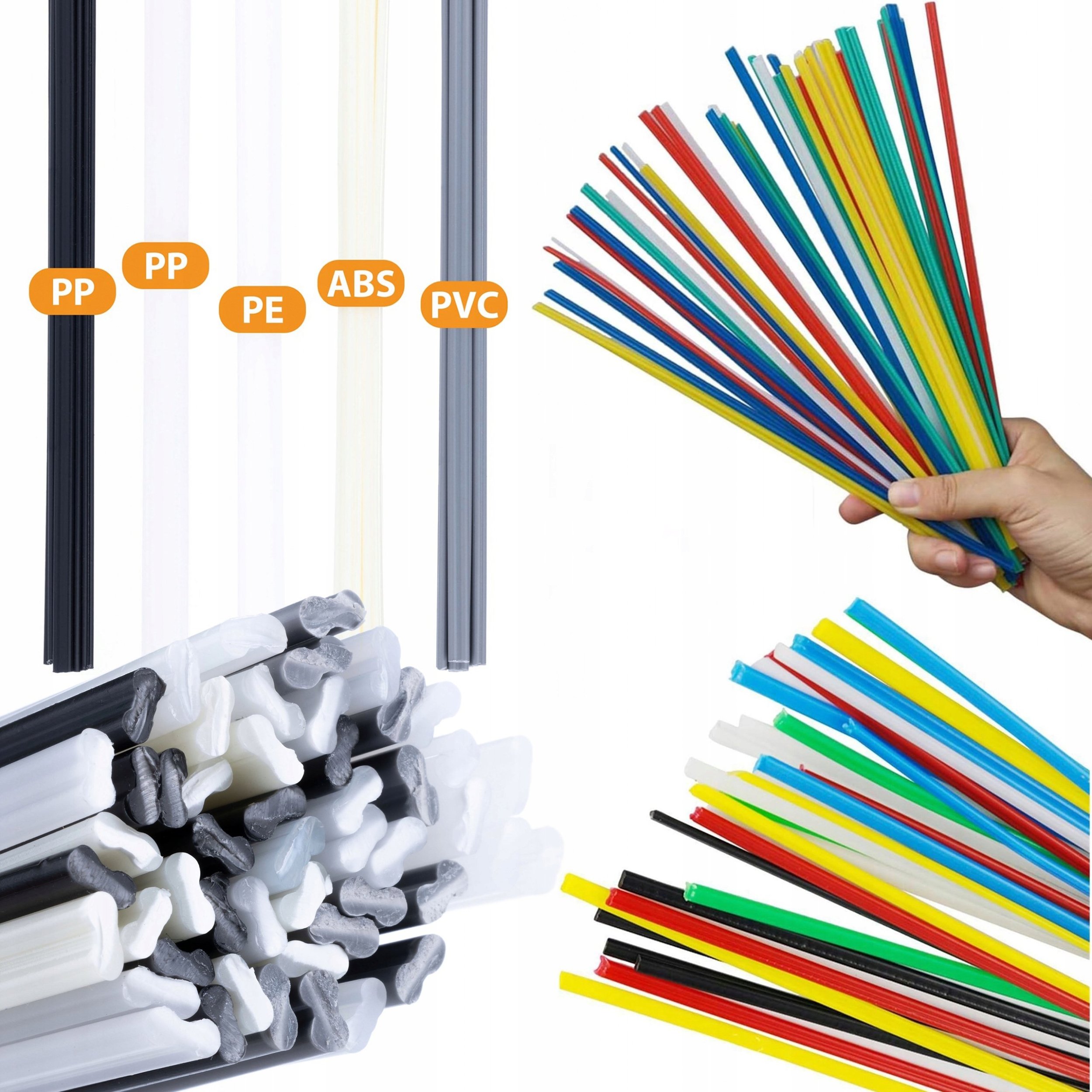 Rosfix PROWELDER KIT MINI ROSFIX ZESTAW SPOIW DO SPAWANIA PLASTIKU 10 RODZAJÓW