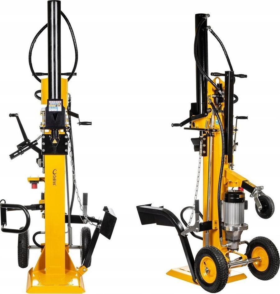 Cedrus CEDRUS CEDLS10V ŁUPARKA DO DREWNA HYDRAULICZNA ELEKTRYCZNA PIONOWA RĘBAK NACISK 22 TONY - EWIMAX - OFICJALNY DYSTRYBUTOR - AUTORYZOWANY DEALER