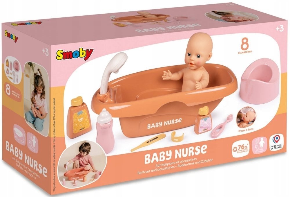 TOY KIT DOLL BATH AND ACCESSORIES