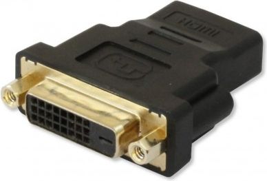 Adapter AV Techly HDMI - DVI-D czarny