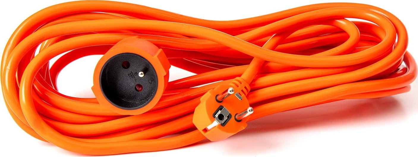 Kabel przedłużacz 230V 10m 16A pomarańczowy PLATINET (46088)