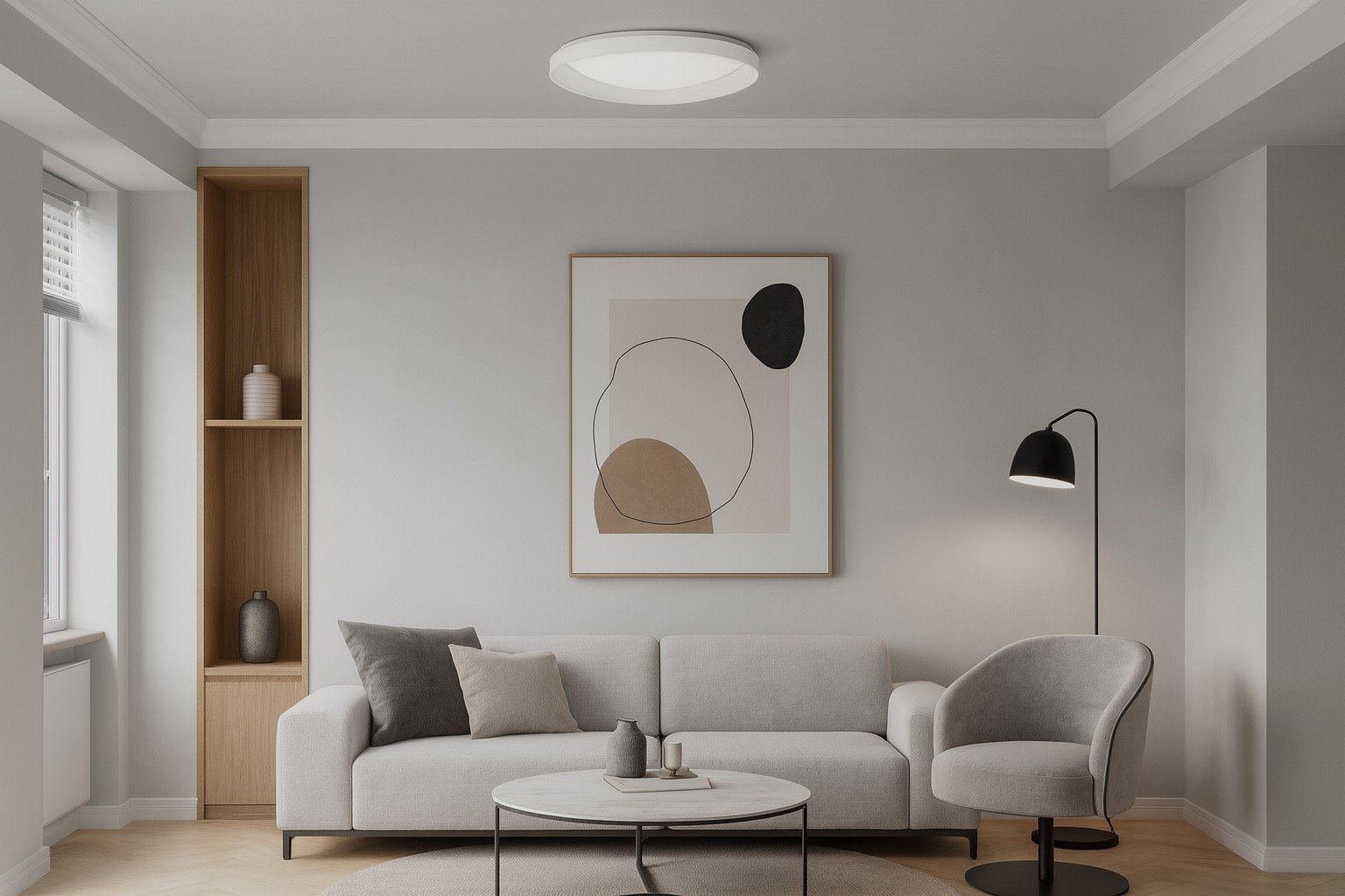 Lampa AMANDA TOP 40 CCT SWITCH 3-STEP DIMM Black&White