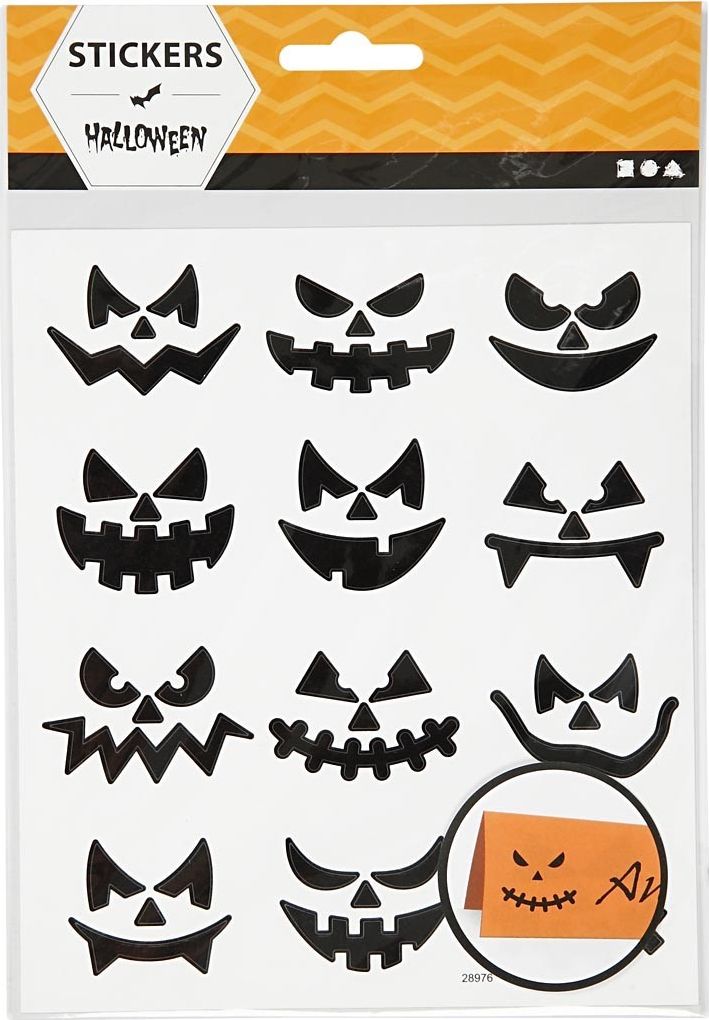 Creativ Company Naklejki Halloweenowe Buźki