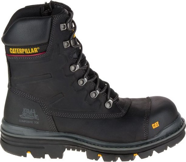 CAT CAT PREMIER 8" WP CT S3 HRO SRC P720150 - Trzewik ze skóry licowej/nubukowej z kompozytowym podnoskiem - żółty 46